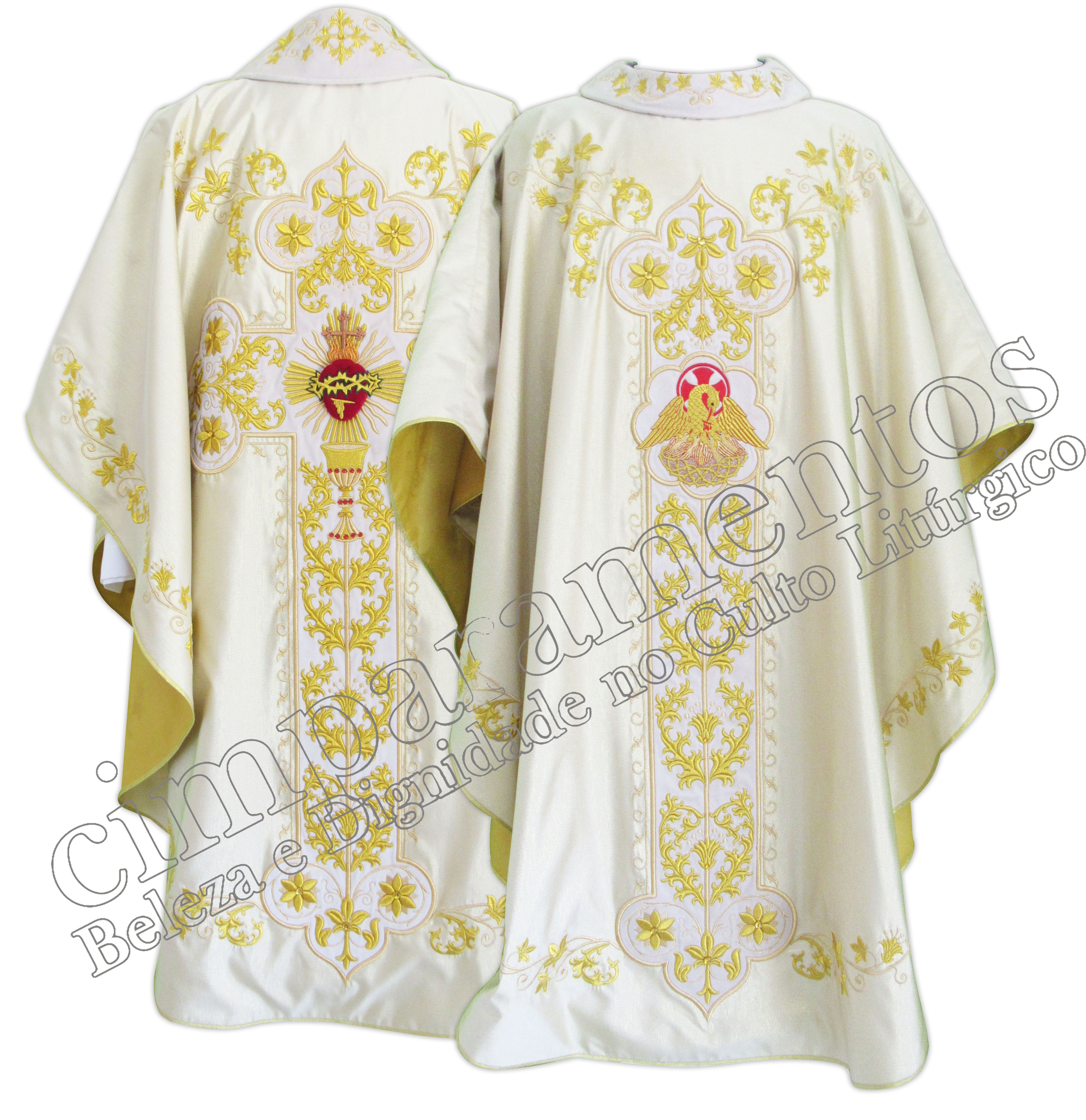 CASULA GOTICA CLEMENS COR IESU