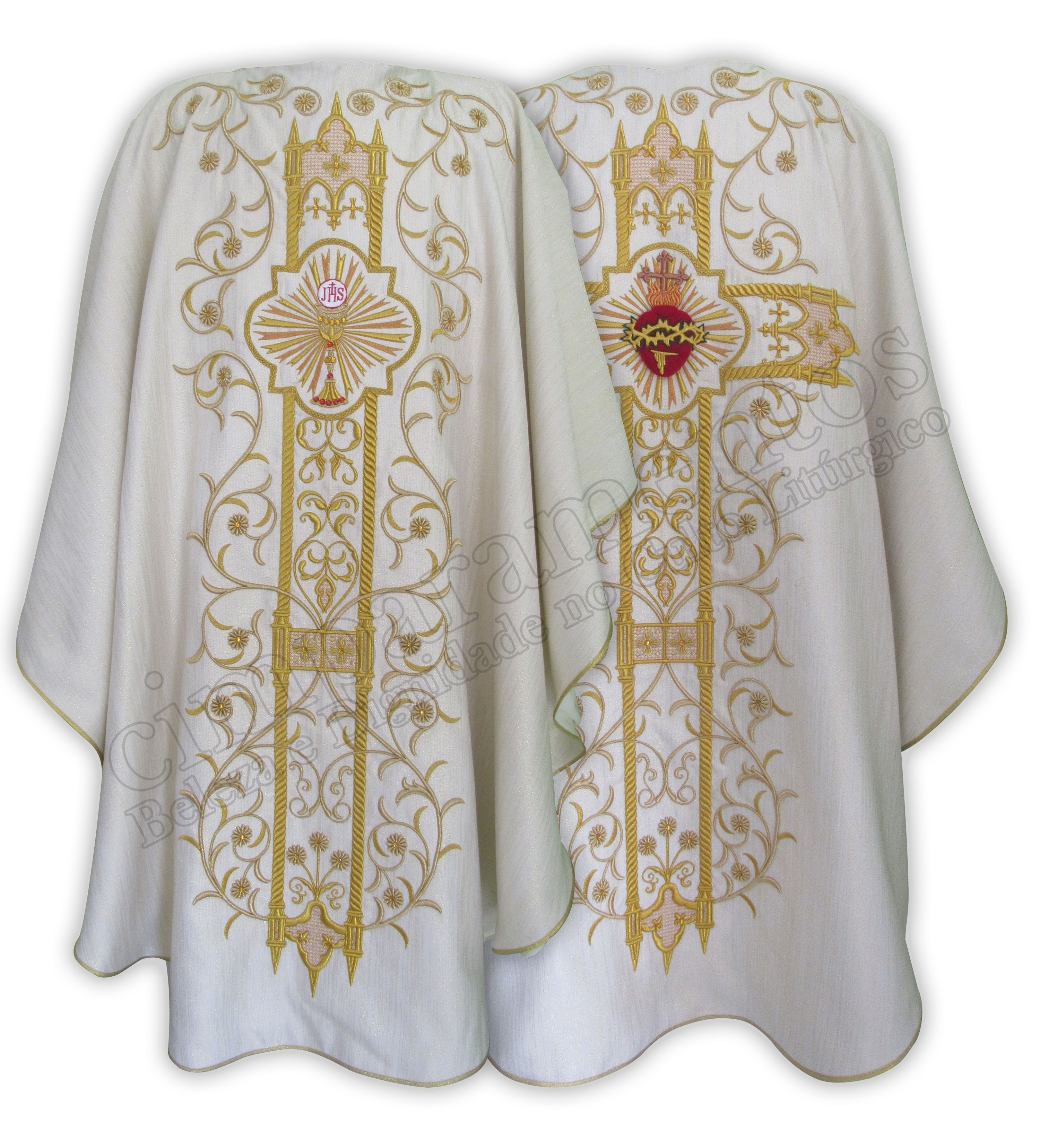 CASULA GOTICA COR EUCHARISTICUM